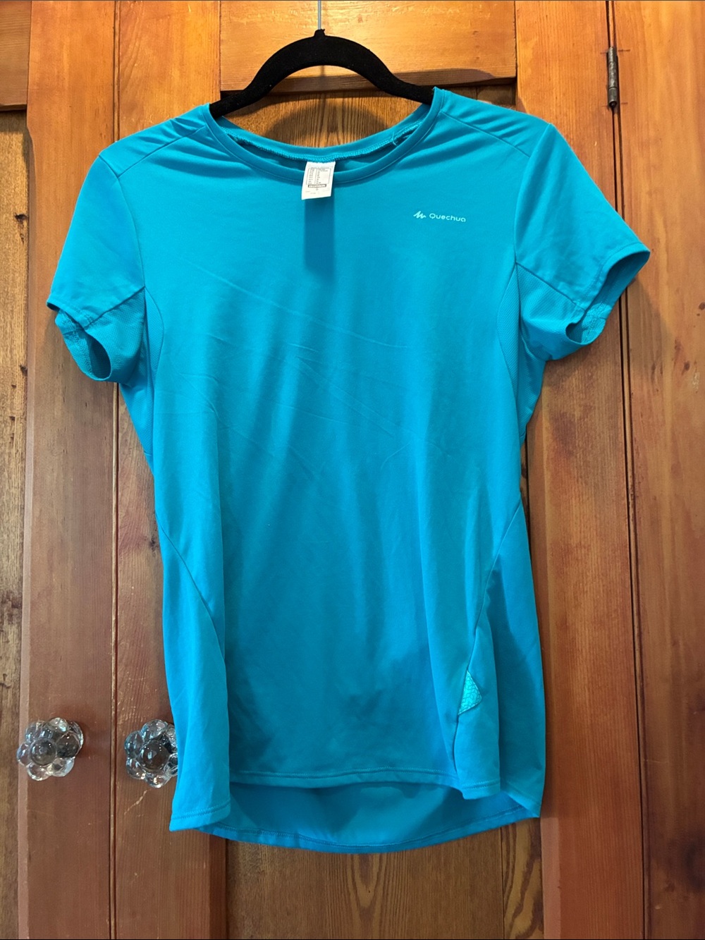 10/25$ 🥳 Quechua Women's Short Sleeve Active Tee - Turquoise